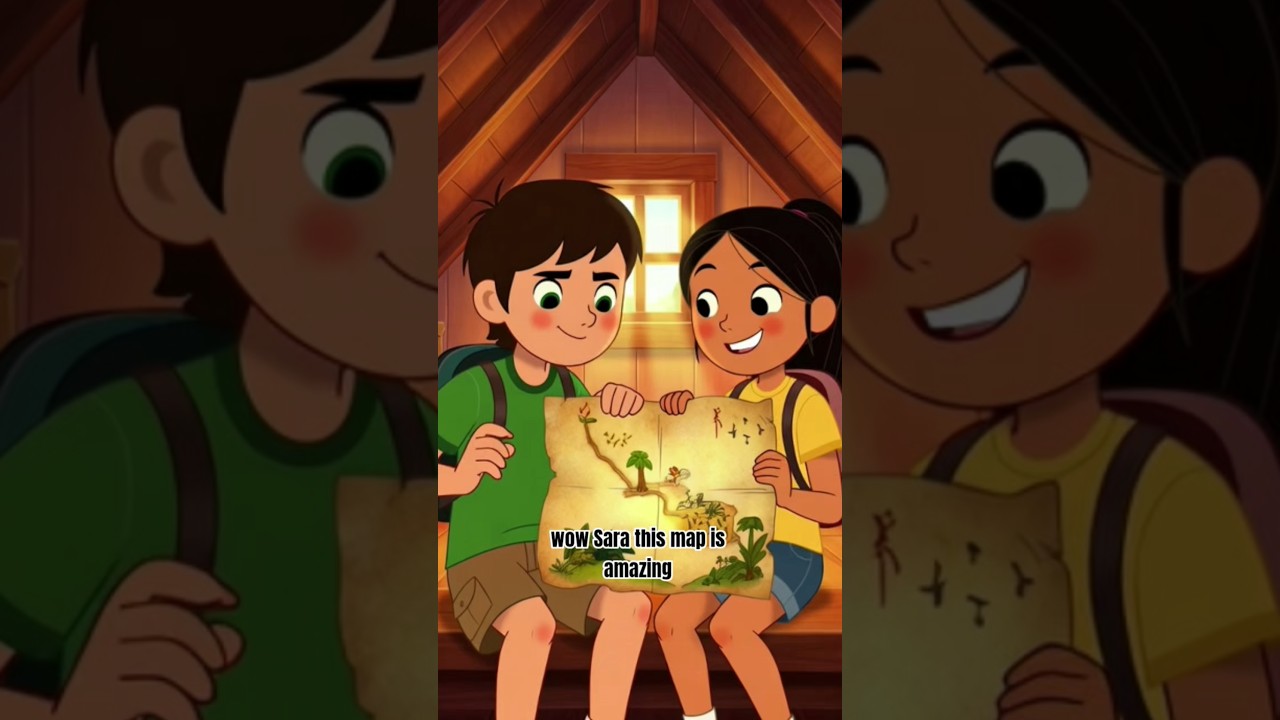 “The Lost Jungle Map 🌿 | Kids’ Magical Adventure Story”
