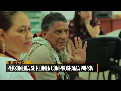 Personeria se reune con programa Papsiv