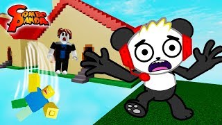TRAPPED IN A HOUSE IN ROBLOX! Horrific Housing Roblox Let's Play with Combo Panda