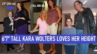 6'7" Tall Woman Kara Wolters Loves Her Height!