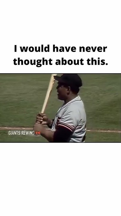 Willie MAYS Shares His SECRET To Holding a Bat Like a Pro! - YouTube