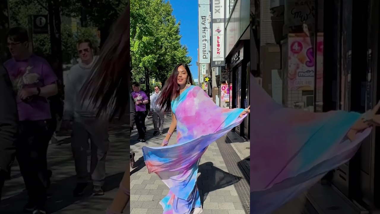 Saree in Japan🇯🇵⁉️ SHOCKING REACTION 😱 