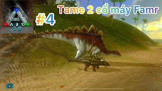 Ark Mobile #4 taming Ankylo và stego 2 máy fam siêu cấp