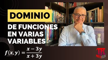 Dominio de una función de dos variables 2 con #mathfelix_. Profe. Félix Fernández