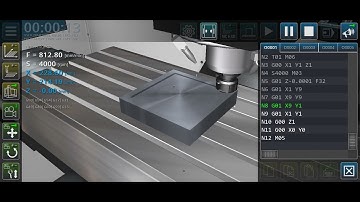 CNC mill G01 linear interpolation continues tool path