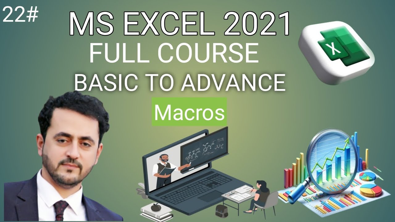22.How to use Macros / Ms Excel complete couse 2021 in pashto - YouTube