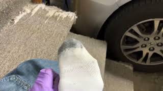 Cleaning Nasty Black Stuff off Blue Jeans ￼