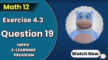 ہر سوال کا حل   | Punjab Class 12 Math | Ch 4 | Ex 4.3  | Question 19 | Pakistan