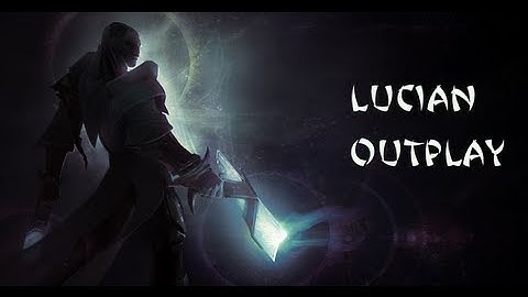 Amazing Lucian 1v2 Outplay