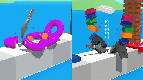 Slice it All 😱✨ All Levels Gameplay  Android , iOS  part 35