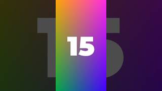 15 Second Countdown Timer with Beeps - Colorful Timer for Games, Quizzes & Challenges