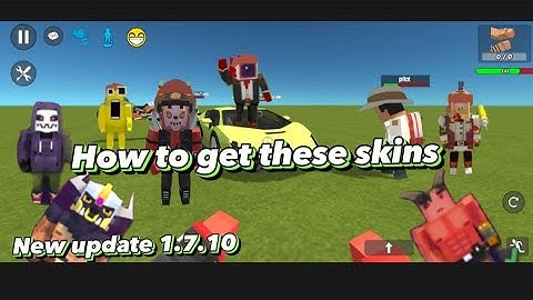 Simple sandbox 2 update 1.7.21 new update how to get these skins Halloween pack Ncps  backpack SSB2