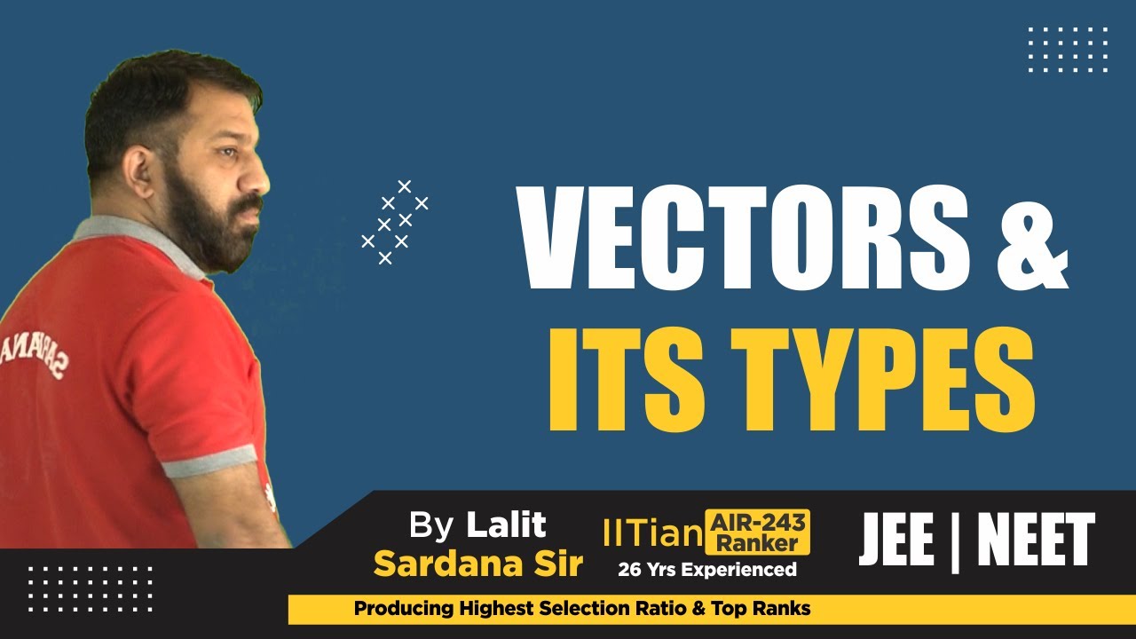 Vectors its types physics jee neet youtube