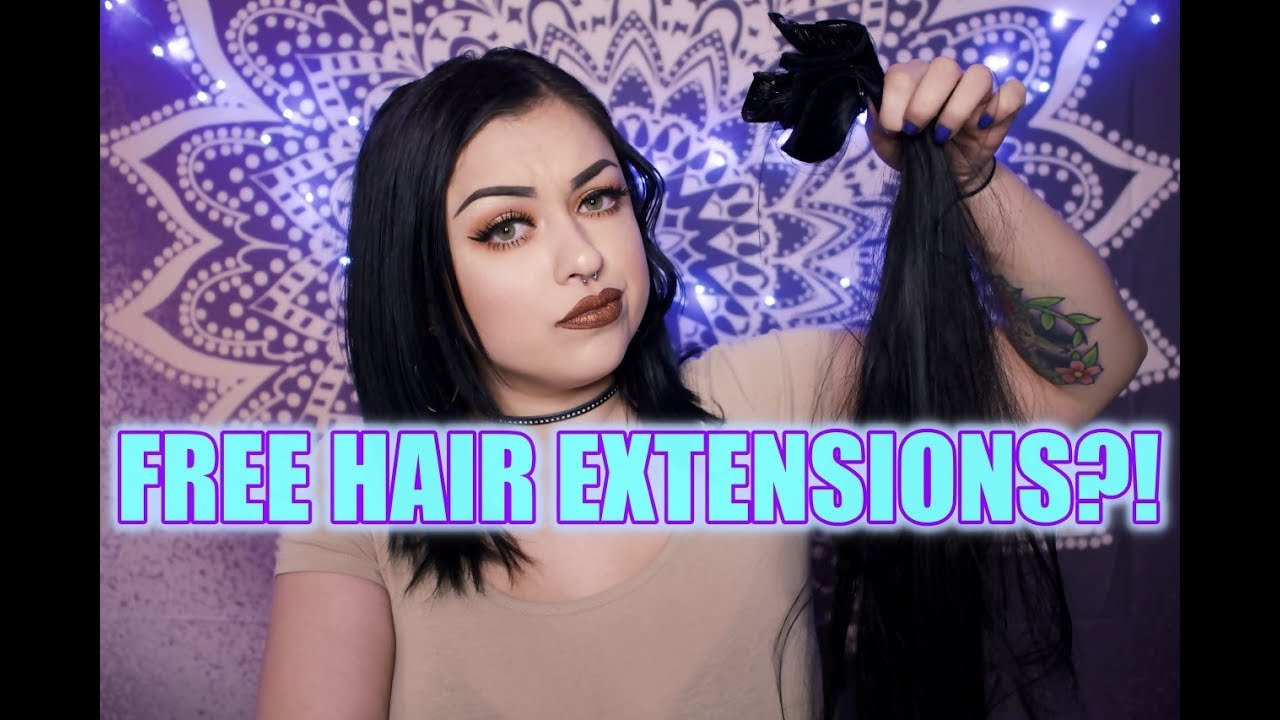 FREE HAIR EXTENSIONS?! BELLE HAIR YouTube
