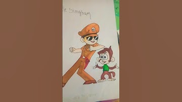 little Singham drawing
