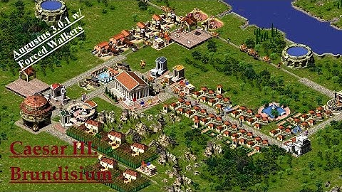 Brundisium | Caesar III Playthrough Missions 1-2 | Augustus 3.0.1 Mod and Forced Walkers