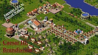 Brundisium | Caesar III Playthrough Missions 1-2 | Augustus 3.0.1 Mod and Forced Walkers