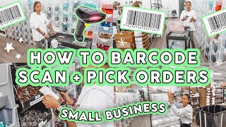 STUDIO VLOG #105 | How To Barcode, Scan + Pick Orders 📦🎁 Christmas Marketing Creations 🎄