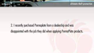 Athlete Statistics Perma Plate FAQ's about Dealerships