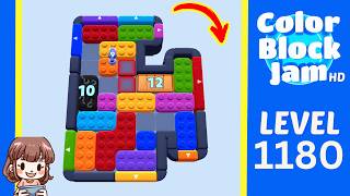 Color Block Jam Level 1180 Solution Walkthrough