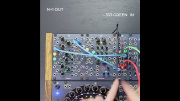 CV mix and buffered multiple with 333  #electronicinstrument #modularsynth #euroracksynth