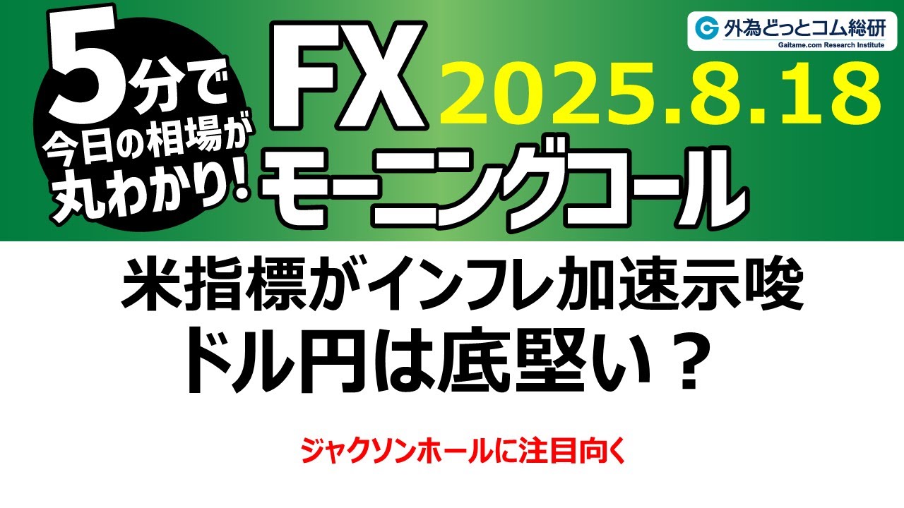 今日のFX予想： 米指標がインフレ加速示唆 ドル円は底堅い