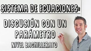 Discusión De Sistemas Con Un Parametro
