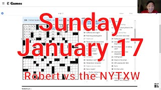 A relaxing/frantic Sunday [0:14/15:07]  ||  Sun 1/17/21 New York Times Crossword