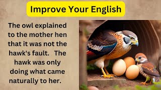 The Hawk And The Mother Hen Story || Learn English Through Storytelling