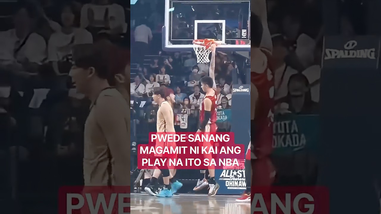 Napailing na lang yung kalaban ni Kai Sotto. 💪 #kaisottohighlights #kaisotto