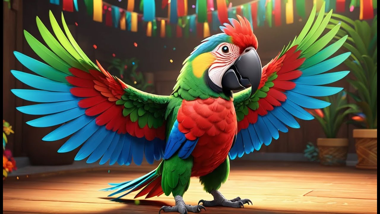 Timmy Talks to the Parrot – Squawk Song! | Fun Parrot Song for Kids | Talking Animal Adventure