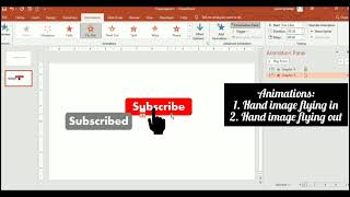 SUBSCRIBE Animation for YouTube channel using PowerPoint