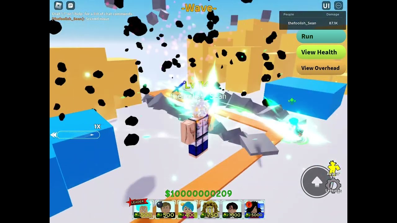 Showcasing Deku 6 star lvl 76 all star tower defense (don’t care about the erwin buff)