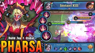 WTF DAMAGE!! 22 Kills Pharsa Instant Kills Enemies!! - Build Top 1 Global Pharsa ~ MLBB screenshot 3