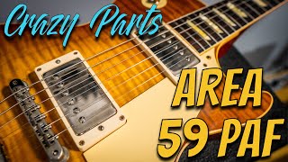 Area 59 Paf Humbuckers From Crazy Parts 1959 Les Paul Standard Custom Shop Reissue R9
