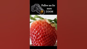 MACRO ZOOM OF A STRAWBERRY SEED #shorts