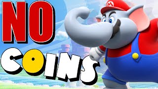 Can You Beat Super Mario Bros Wonder Without Touching a Single Coin? -No Coins Challenge