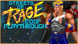 Streets Of Rage (Sega Genesis) - Coop Playthrough - No Commentary