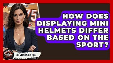 How Does Displaying Mini Helmets Differ Based On The Sport? - The Memorabilia Zone
