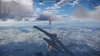 War Thunder J29D vs MiG-17AS beautiful reversal + overshoot