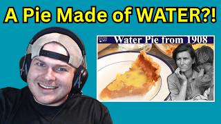“Depression Era” Water Pie - Tasting History Reaction