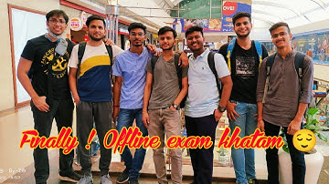 First offline exams over 😌 #dtu #nsut #iit #igdtuw