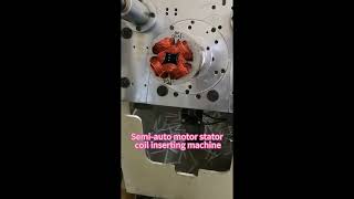 Semi automatic Motor Stator Coil and Slot Wedge Inserting Machine - KZL Automation