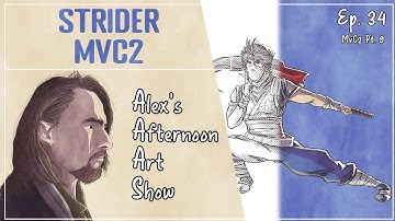 Strider Hiryu (Marvel Vs. Capcom 2) Drawing || Alex