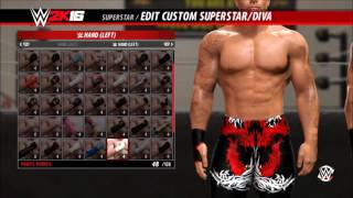 WWE'2K16: HOW TO MAKE A QUICK & EASY ATTIRE! (PS4) screenshot 3