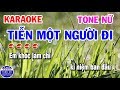 Karaoke Tiễn Một Người Đi | Nhạc Sống Tone Nữ | Karaoke Tuấn Cò