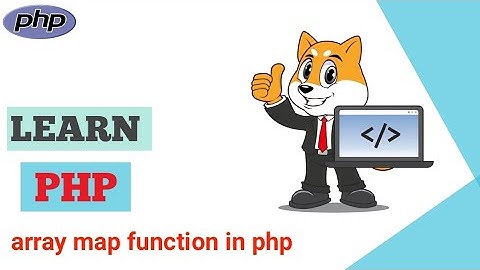 array map function in php #php41