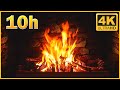 Fireplace 10 Hours (4K) (No Ads) 🔥