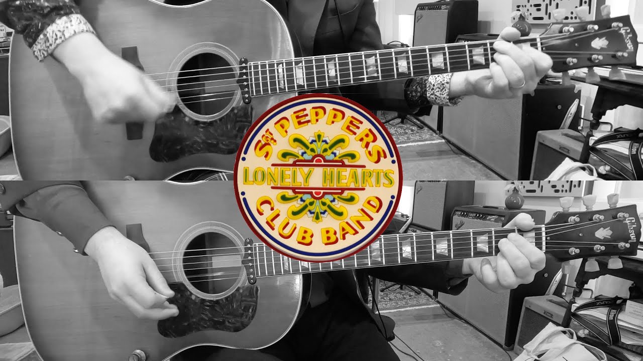 Lovely Rita (album pitch/speed)- The Beatles (Guitar Cover)