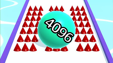 Ball Run 2048 - All Levels Gameplay Android, iOS ( Levels 4330 )
